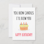 Funny naughty happy birthday card for him, men<br><div class="desc">We all have a naughty side isn't it? express your love and feelings for your man with this funny happy birthday card. The funny quote or wishes on makes this card a must have. This card can be a perfect birthday gift idea for him, for men, for husband, for boyfriend,...</div>