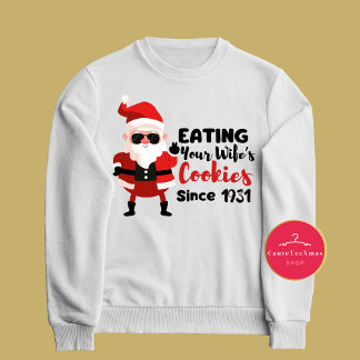Funny Naughty Santa Christmas Sweatshirt