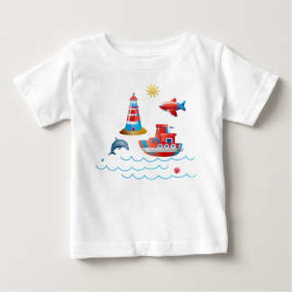 Funny nautical design baby T-Shirt