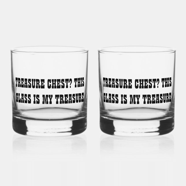 Funny Nautical Quote Whiskey Scotch Glasses (Front)