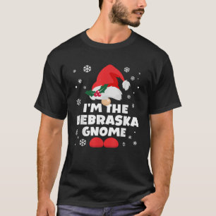 Funny Nebraska Gnome Family Matching Group Happy C T-Shirt