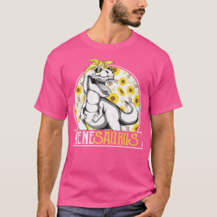 Funny Nene Saurus Sunflower T Shirt Dinosaur Grand