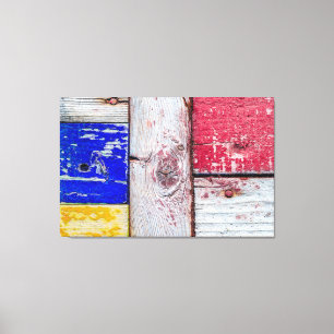 Funny Neoplasticism art style Canvas Print