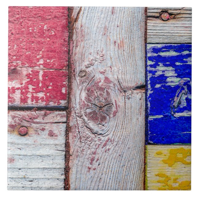 Funny Neoplasticism wooden art style Tile (Front)