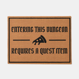 Funny Nerdy Gaming Humour Rustic Minimalist Doormat