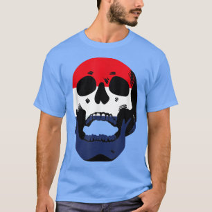 Funny Netherlands Skeleton  T-Shirt