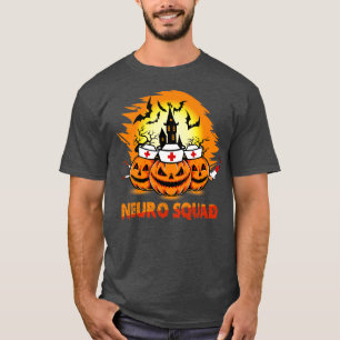 Funny Neuro Squad Halloween Pumpkin Halloween T-Shirt