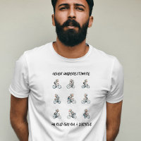 Funny Never underestimate an old guy on a bicycle