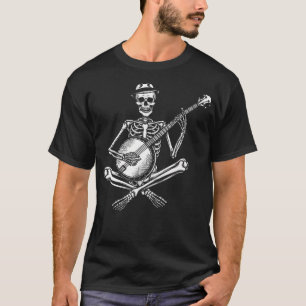 Funny Never Underestimate An Old Man With A Banjo T-Shirt