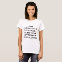 Funny Never Underestimate Trump Supporters T-Shirt