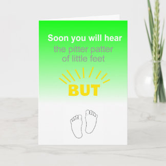 funny New baby congratulations Card