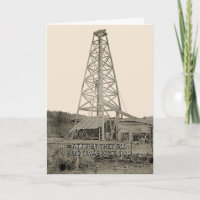 FUNNY NEW BUSINESS GOOD LUCK OIL WELL 1890 PHOTO