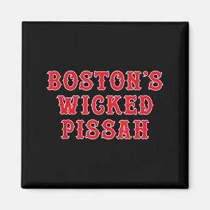 Funny New England Boston's Wicked Ah  Magnet