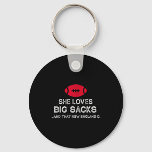 Funny New England Football Quote Men Women Gift  Key Ring