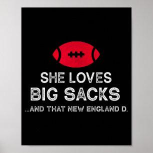 Funny New England Football Quote Men Women Gift  Poster