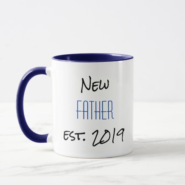 Funny New Father DNA Family Relative Mug (Left)