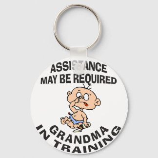 Funny New Grandma Key Ring