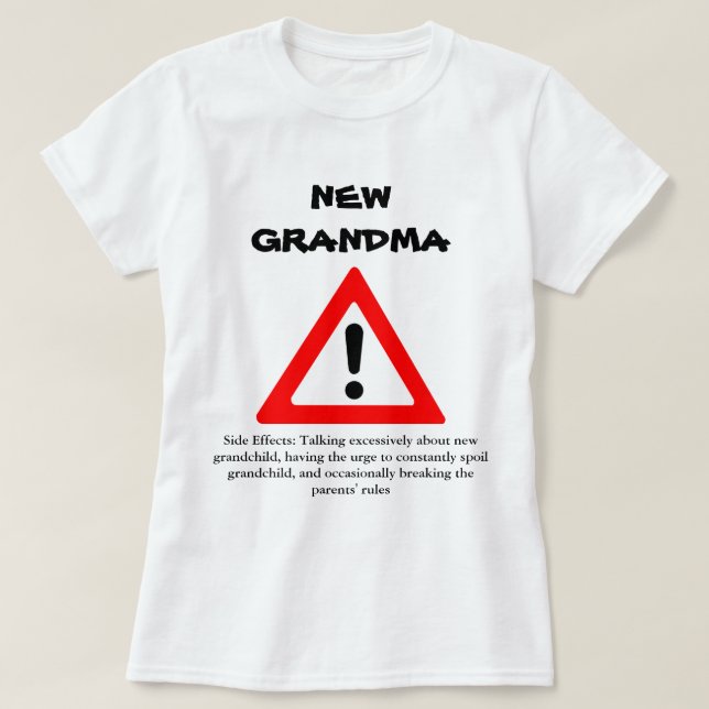 Funny New Grandma Shirt (Design Front)