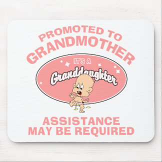 Funny New Grandmother New Granddaughter Mouse Pad