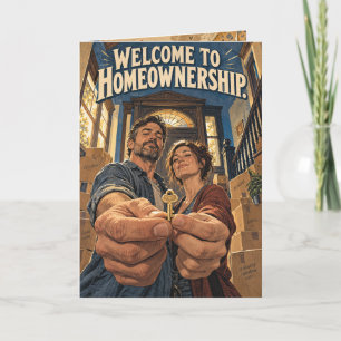 Funny New Home Card Everything Is Your Problem N