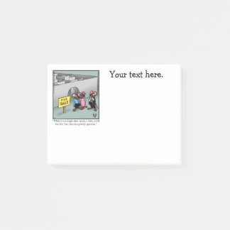 Funny New Home Humour Post-it Notes