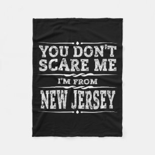 Funny New Jersey Home Garden State Gift  Fleece Blanket