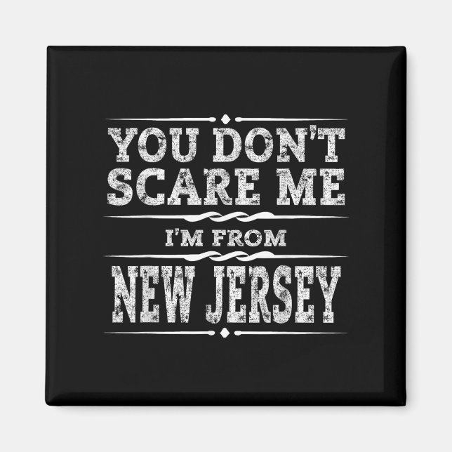 Funny New Jersey Home Garden State Gift  Magnet (Front)
