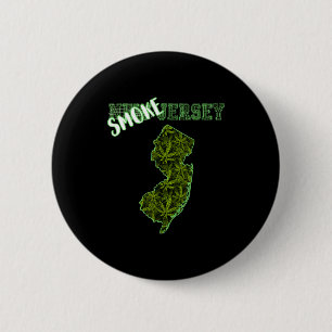 Funny New Jersey Weed Weed Culture 6 Cm Round Badge