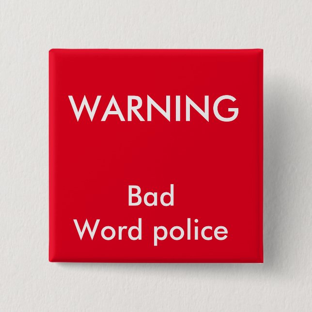 Funny, new parent, kids 15 cm square badge (Front)