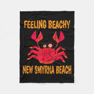Funny New Smyrna Beach Vacation Summer Quote For M Fleece Blanket