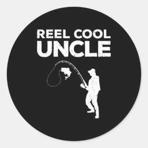Funny New Uncle Art For Uncle Men From Nephew Niec Classic Round Sticker