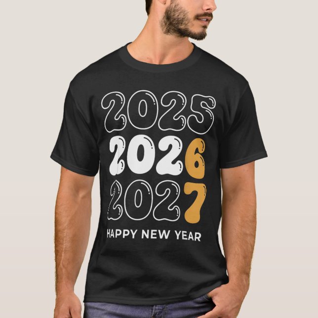 Funny New Year 2026 Kids Six Seven 67 Meme  T-Shirt (Front)