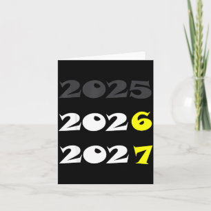Funny New Year 2026 Six Seven 67 Meme Card