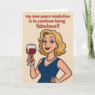 Funny New Year card
