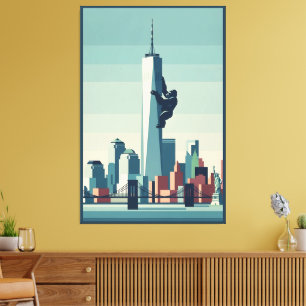 Funny New York Canvas Print
