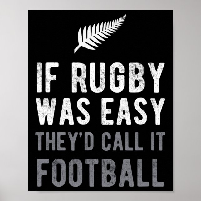 Funny New Zealand Rug  Poster (Front)