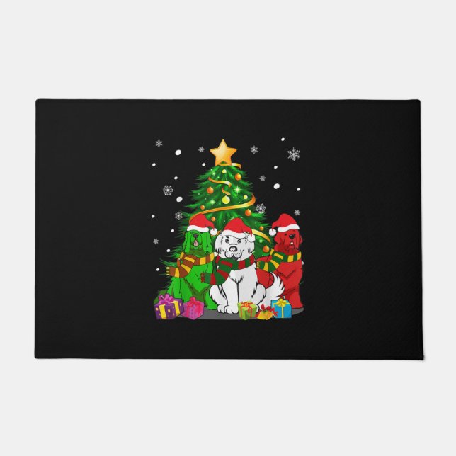 Funny Newfoundland Dog | Christmas Best Gift Doormat (Front)