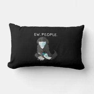 Funny Newfoundland Ew People Dog Lover Lumbar Cushion