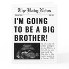 Funny Newspaper Big Brother Pregnancy Announcement