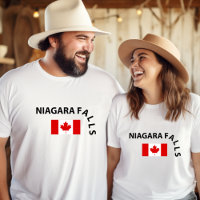 Funny Niagara Falls Waterfall Canadian Flag