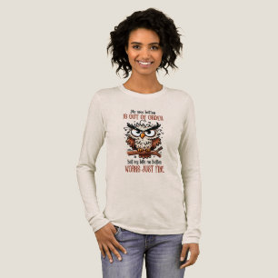 Funny nice button word art sarcasm Tri-Blend shirt