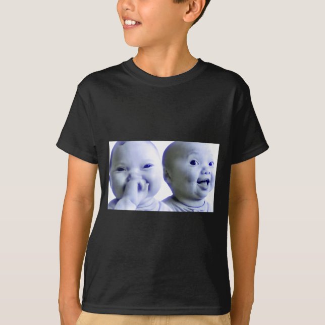 Funny Niche Baby Gen Z Meme Ai Viral Giggling Ai L T-Shirt (Front)