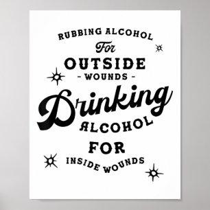 Funny Nick Miller Quote Shirt_ Alcohol Saying New  Poster