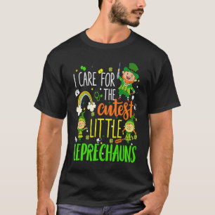 Funny NICU Nurse Care For Little Leprechauns St Pa T-Shirt