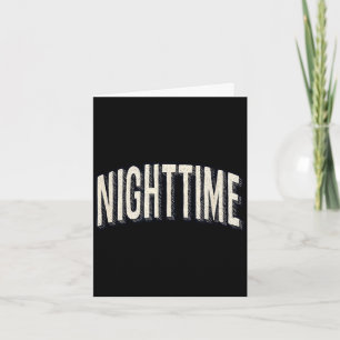 Funny nighttime speech costume for boys and girls  card
