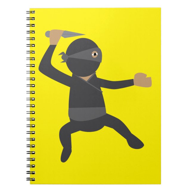 Funny Ninja Notebook (Front)