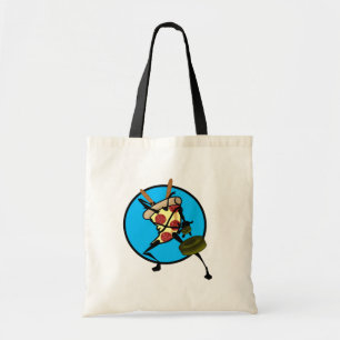 FUNNY NINJA PIZZA SHOPPING TOTE BAG