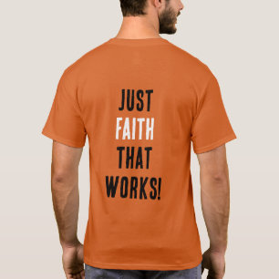 Funny "No Fear Tricks. Just Faith That Works!" T-Shirt