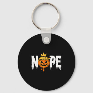 Funny No Kings Halloween 2025 Distressed Usa Flag  Key Ring