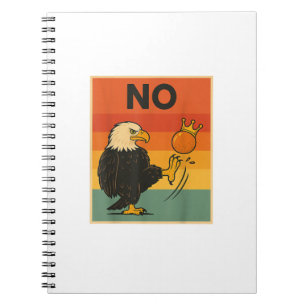 Funny No Kings In America Men Women Style Notebook